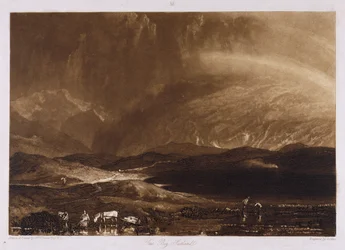 Torfmoor, Schottland, gestochen von George Clint (1770-1854)